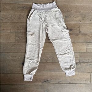 Cream  beige Cargo Joggers